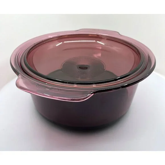 5 Qt Non Stick Dutch Oven W/Lid Visions Cranberry - Picture 6 of 12